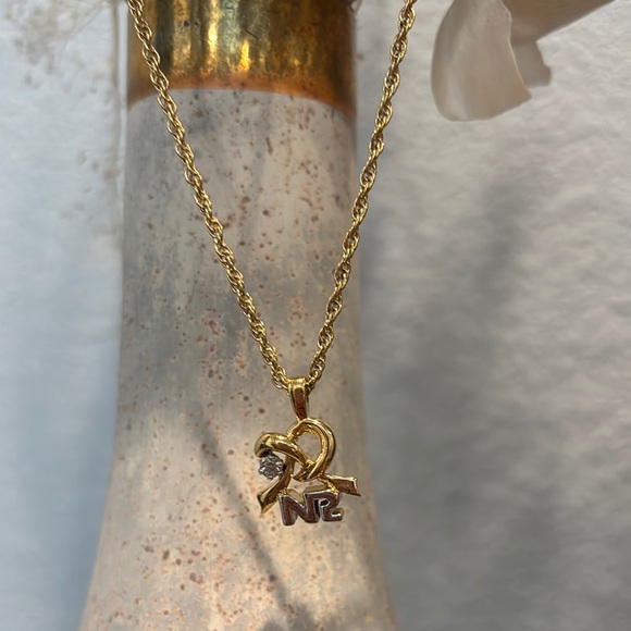 Nina Ricci Jewelry - Nina Ricci Gold Heart Pendant Necklace